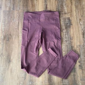 Lululemon purple run tight full length size 8